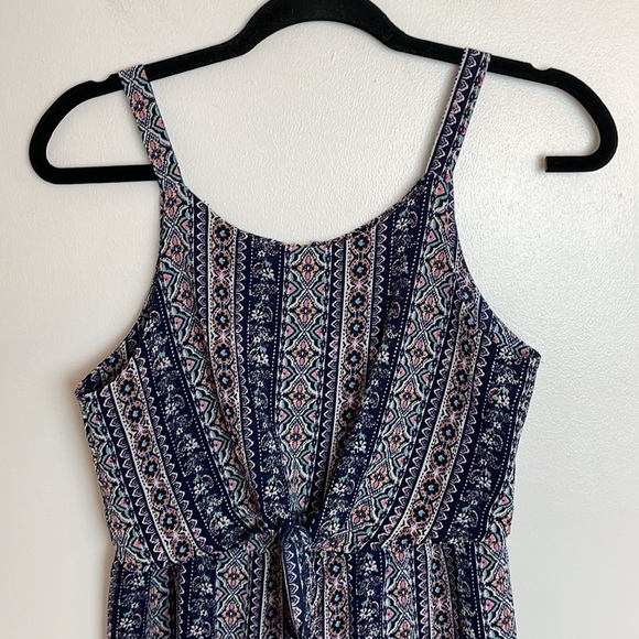 EUC Knit Work Girls Jumpsuit One-piece Multicolor Stripe Size 14 - Picture 2 of 8